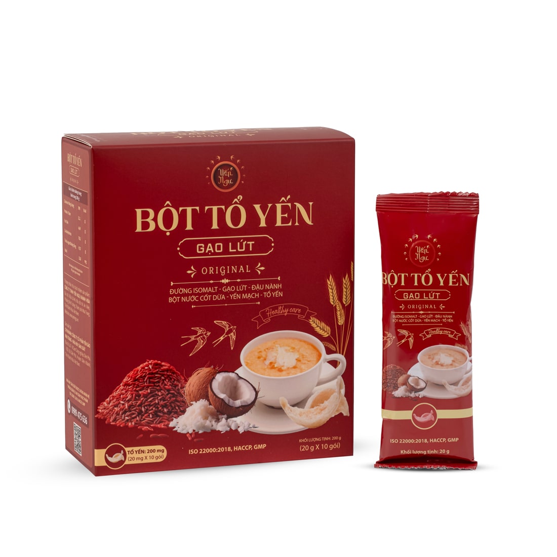 Bột Tổ Yến Gạo Lứt