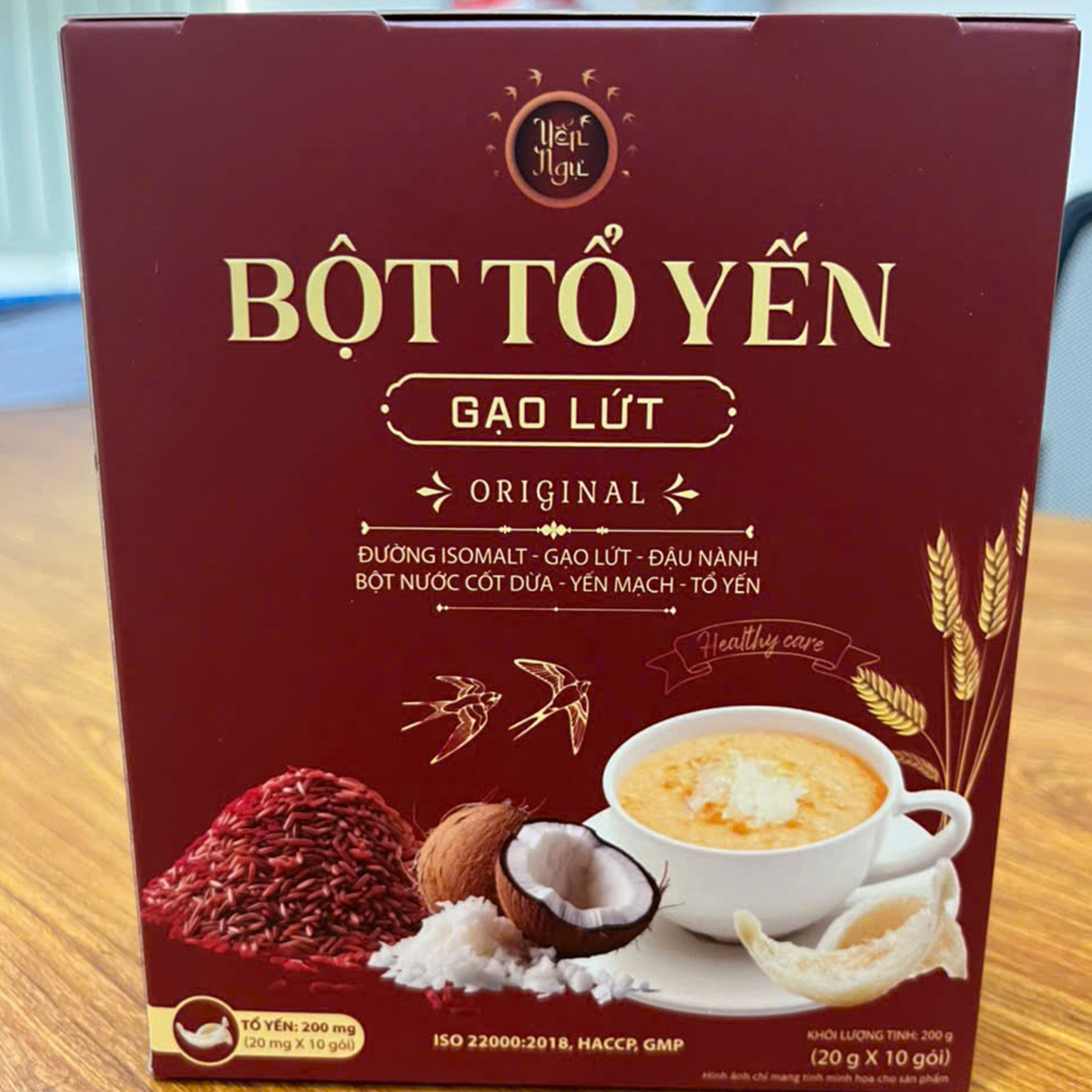 Bột Tổ Yến Gạo Lứt