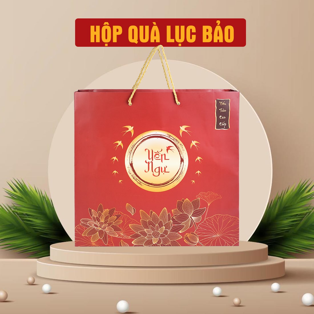 Hộp quà Yến Chưng Lục Bảo (12 Hũ)