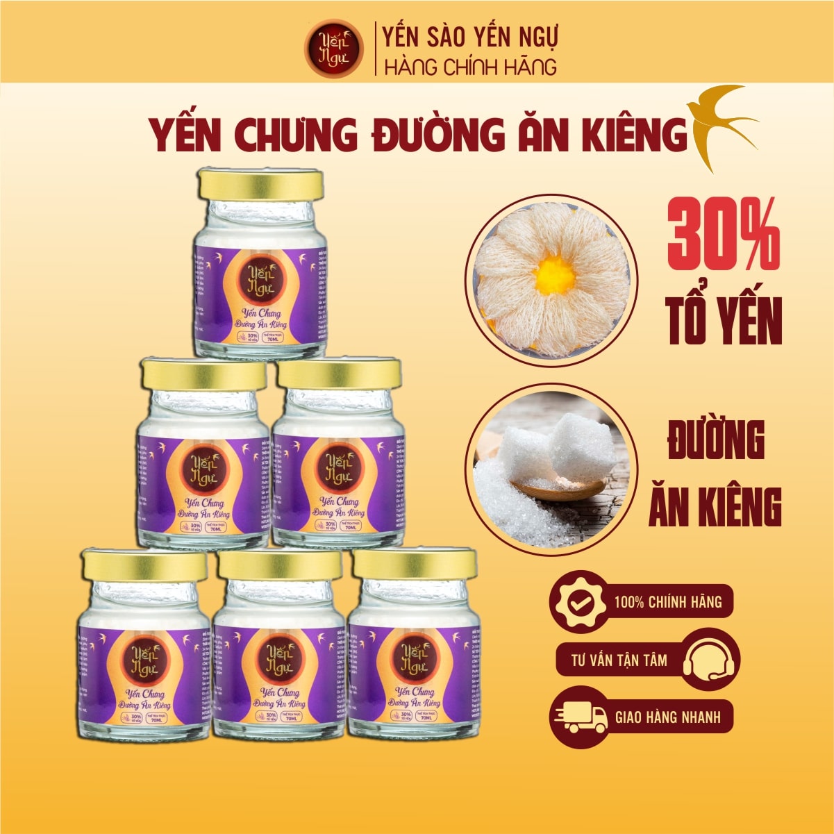 Yến Chưng Đường Ăn Kiêng