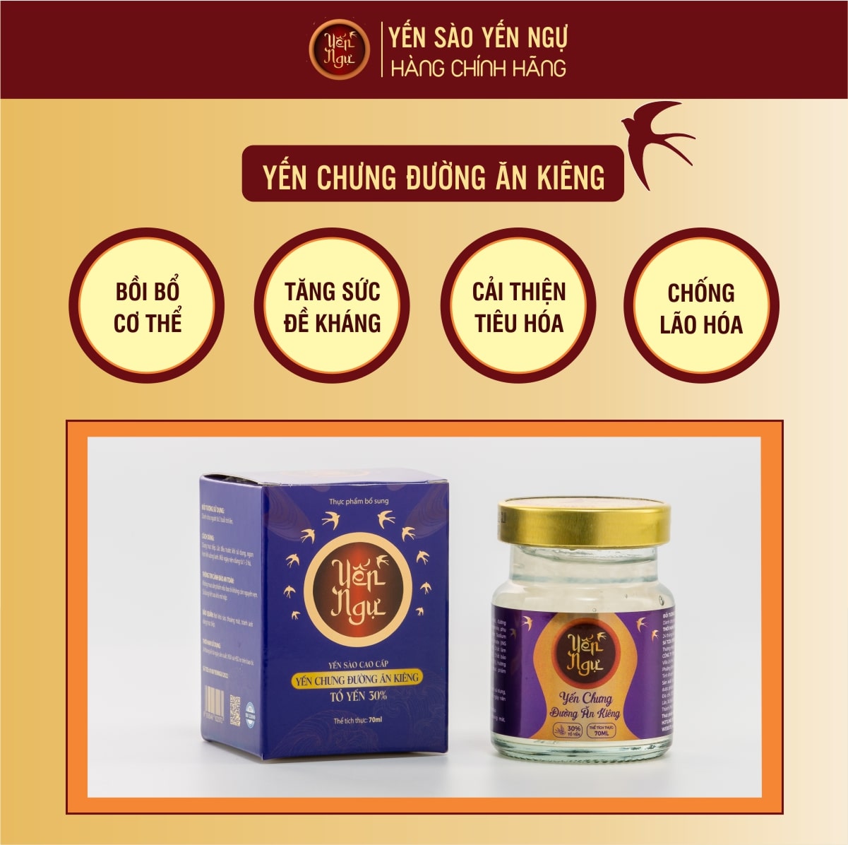 Yến Chưng Đường Ăn Kiêng