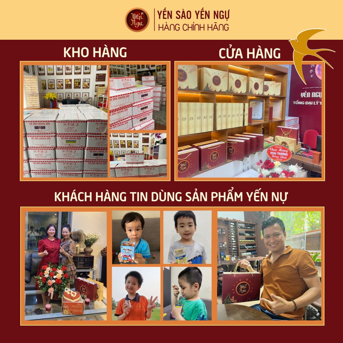 Hộp quà Yến Chưng Phúc Lộc 8 hũ