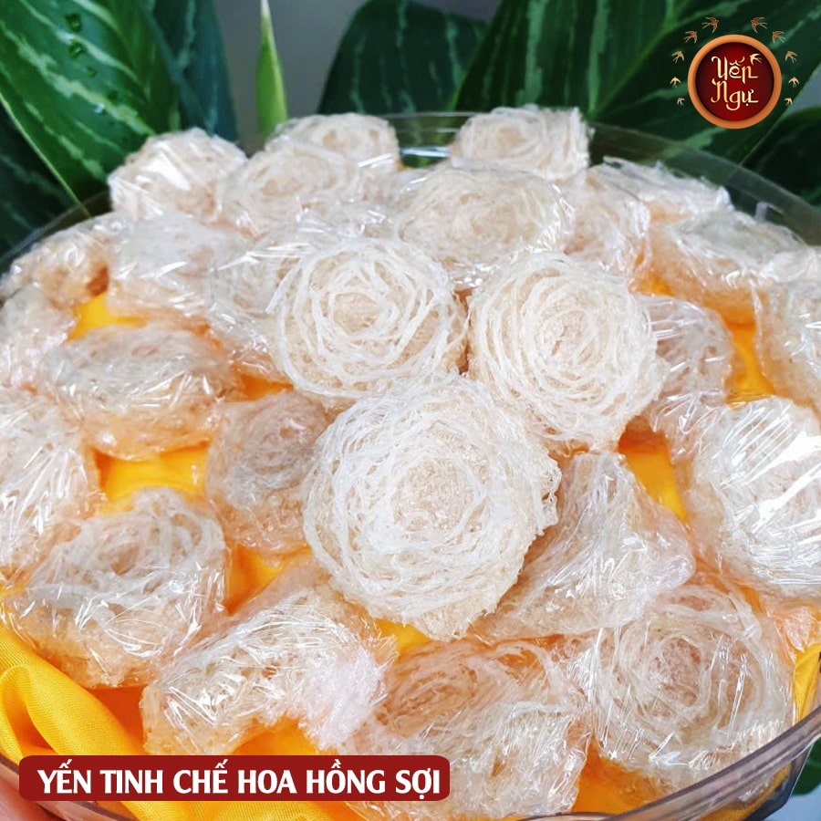 Tổ Yến Tinh chế Hoa hồng sợi