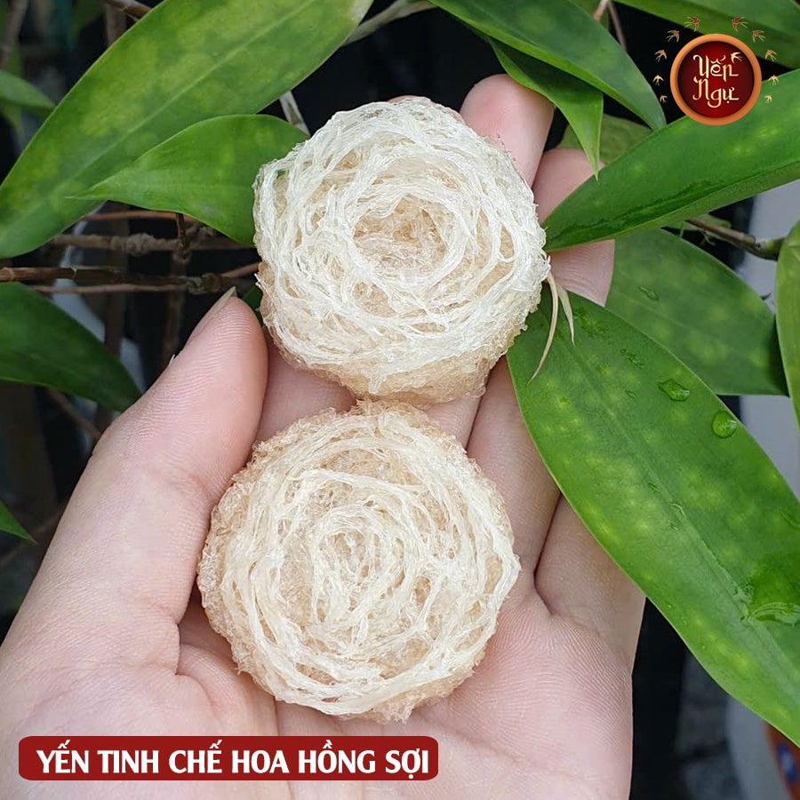 Tổ Yến Tinh chế Hoa hồng sợi