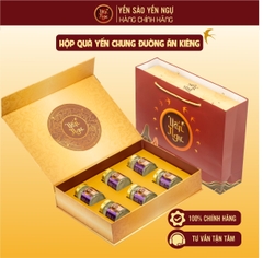 Hộp quà Yến chưng Đường Ăn Kiêng 6 Hũ