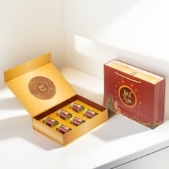 Hộp quà Yến chưng Đường Phèn 6 Hũ