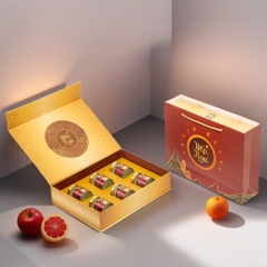 Hộp quà Yến chưng Đường Phèn 6 Hũ